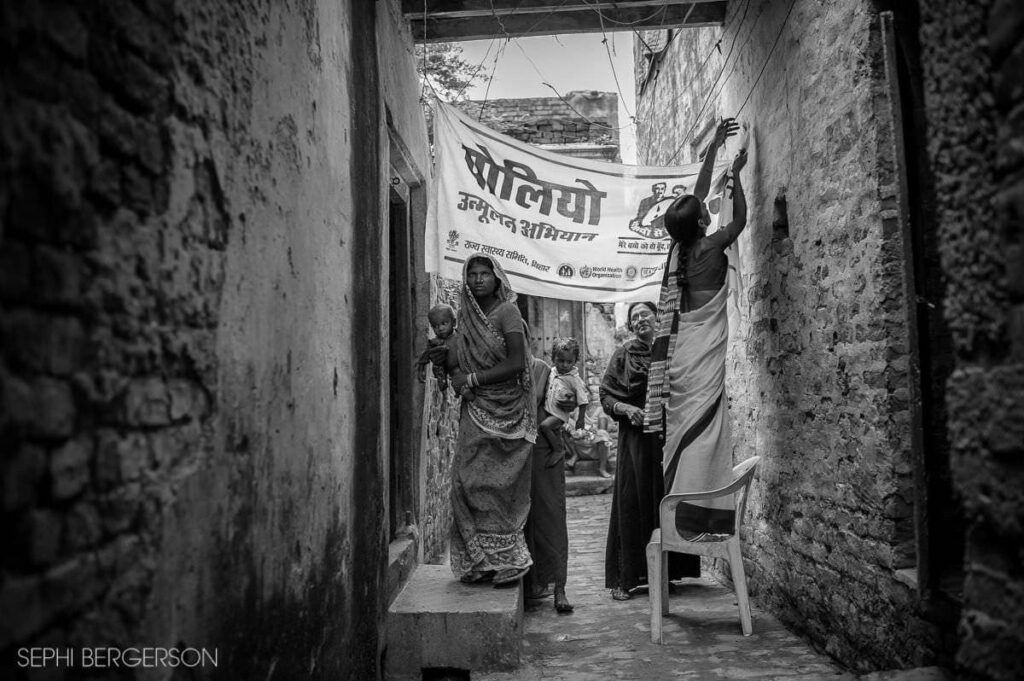 Polio eradication program India unicef