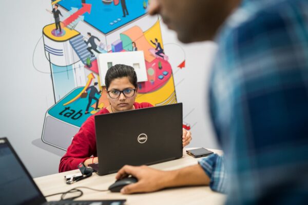 Corporate office photography at JLL office in Bangalore.