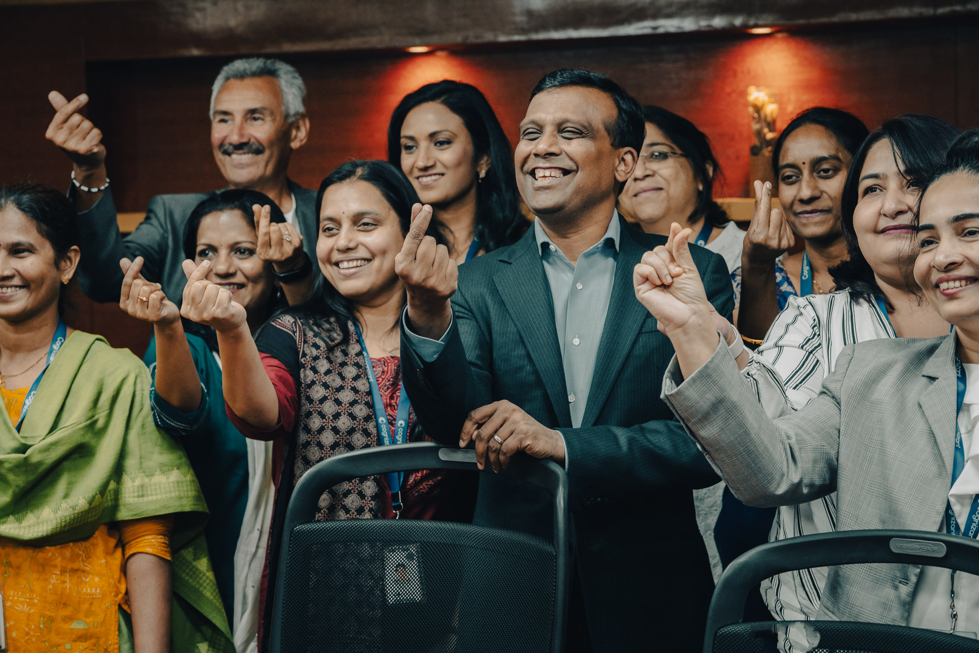 On assignment documenting Mr Ravi Kumar, Cognizant's new CEO, first visit to India. Corporate reportage in India. Corporate Photography, building a genuine and transparent visual representation of a corporate, helping to convey its personality, achievements, and aspirations.