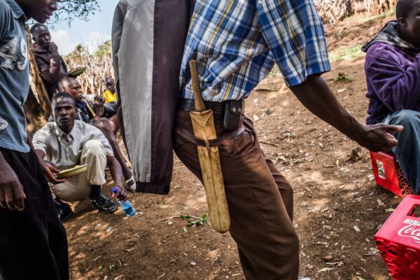 Life in Narok county, Kenya, near the Gold mining in Lolgorian